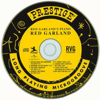 CD Red Garland: Red Garland's Piano 191546