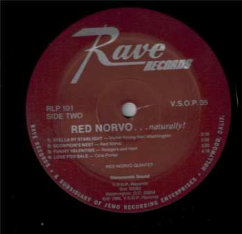 LP Red Norvo Quintet: Norvo... Naturally! 602868