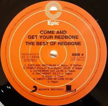 2LP Redbone: Come And Get Your Redbone The Best Of Redbone 620739