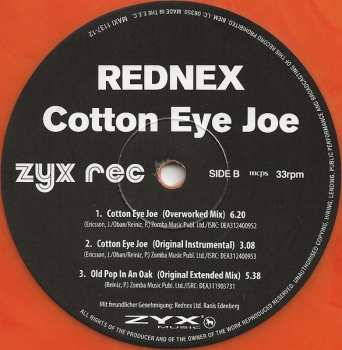 LP Rednex: Cotton Eye Joe CLR | LTD 625491