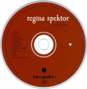 CD Regina Spektor: Begin To Hope 627150