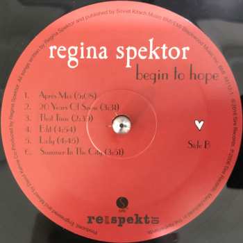 LP Regina Spektor: Begin To Hope 549129