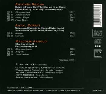 CD Malcolm Arnold: Reicha, Dorati, Arnold 420535