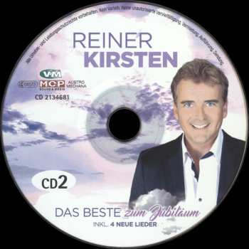 2CD Reiner Kirsten: Das Beste Zum Jubiläum (Inkl. 4 Neue Lieder) 557985