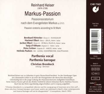 CD Reinhard Keiser: Markus-Passion 601338