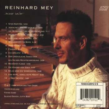 CD Reinhard Mey: Immer Weiter 149900