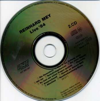 2CD Reinhard Mey: Live '84 252945