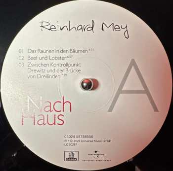 2LP Reinhard Mey: Nach Haus LTD 562598