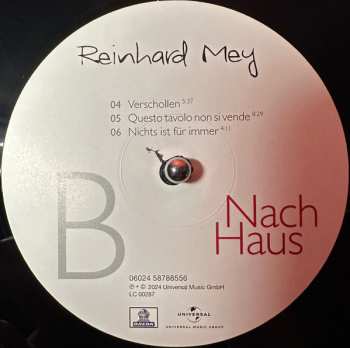 2LP Reinhard Mey: Nach Haus LTD 562598