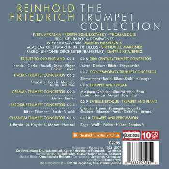 10CD/Box Set Reinhold Friedrich: The Trumpet Collection 122973