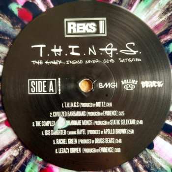 LP Reks: T.H.I.N.G.S. (The Hunger Inside Never Gets Satisfied) CLR | LTD 558854