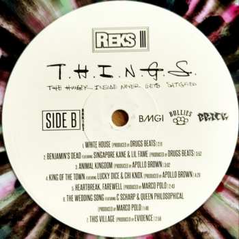 LP Reks: T.H.I.N.G.S. (The Hunger Inside Never Gets Satisfied) CLR | LTD 558854