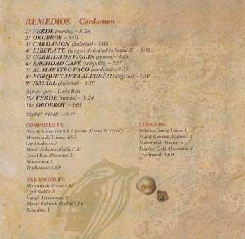 CD Remedios: Cardamon (Flamenco Fusion) DIGI 478590