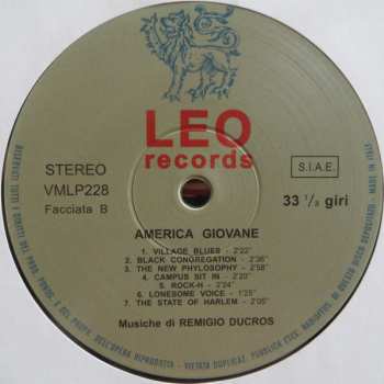 LP Remigio Ducros: America Giovane 589926