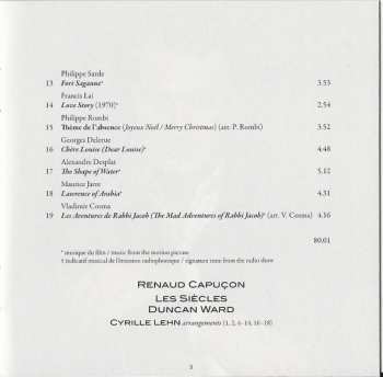 CD Renaud Capuçon: Les Choses De La Vie : Cinéma II 544846