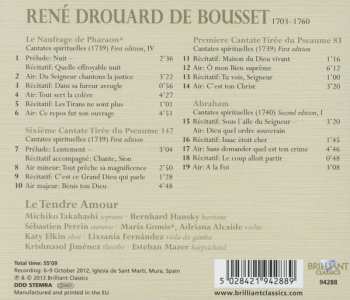 CD René Drouard De Bousset: Cantates spirituelles 123060