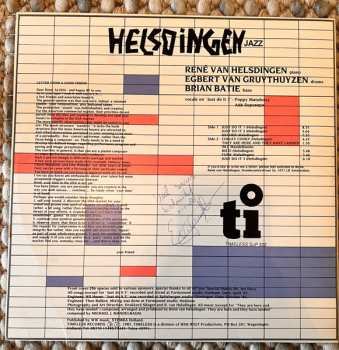 LP René Van Helsdingen: Helsdingen Jazz 613702