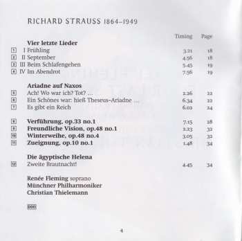 CD Richard Strauss: Four Last Songs. Songs & Arias 45523