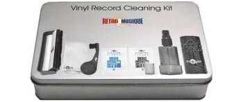 Audiotechnika Retro Musique Sada na číštění Vinyl Record Cleaning Kit in Metalldose