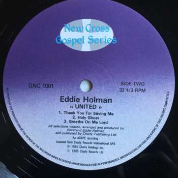 LP Eddie Holman: United 614955