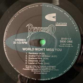 LP Reverend: World Won't Miss You 642333