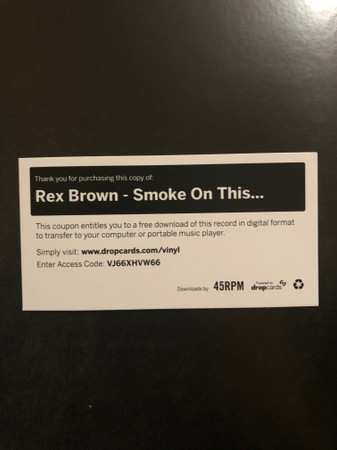 LP Rex Brown: Smoke On This... CLR 568431