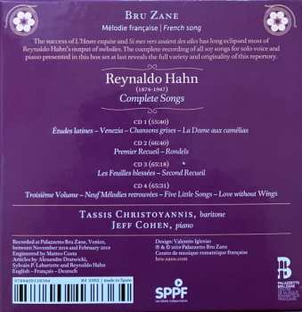 4CD Reynaldo Hahn: Complete Songs 555593