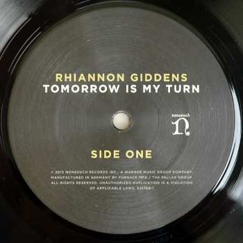 LP Rhiannon Giddens: Tomorrow Is My Turn 599215