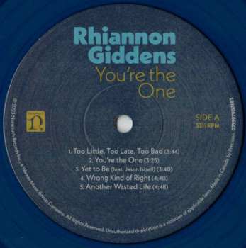 LP Rhiannon Giddens: You're The One CLR | LTD 624881