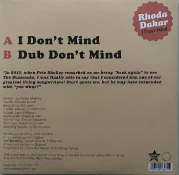 SP Rhoda Dakar: I Don't Mind CLR | LTD 551544