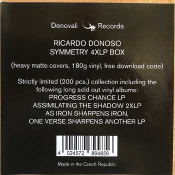 4LP/Box Set Ricardo Donoso: Symmetry LTD | CLR 85276