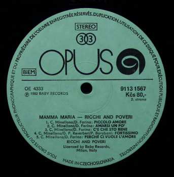 LP Ricchi E Poveri: Mamma Maria 370866