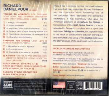 CD Richard Danielpour: Talking To Aphrodite, Symphony For Strings & Kaddish 278191