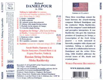 CD Richard Danielpour: Talking To Aphrodite, Symphony For Strings & Kaddish 278191