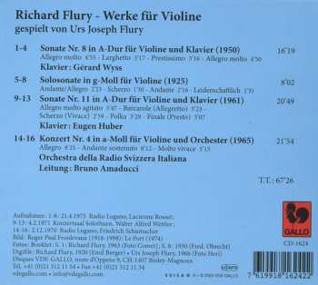 CD Gérard Wyss: Werke Für Violine 241795