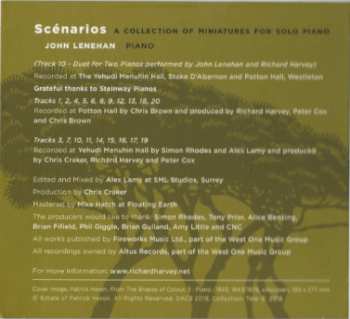 CD Richard Harvey: Scénarios 426648