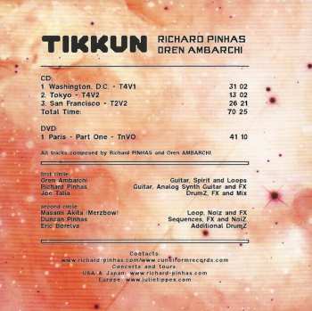 CD/DVD Richard Pinhas: Tikkun 618525