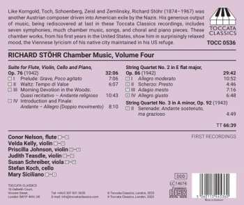 CD Richard Stöhr: Chamber Music, Volume Four 241233