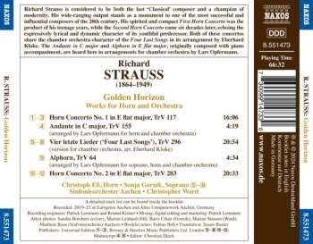 CD Richard Strauss: Golden Horizon 647677