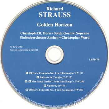 CD Richard Strauss: Golden Horizon 647677