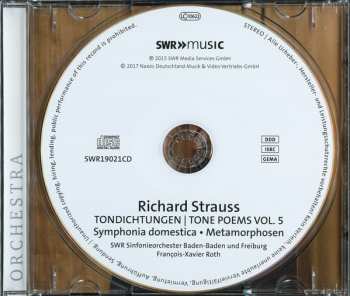 CD Richard Strauss: Tondichtungen 5 | Tone Poems 5 - Metamorphosen, Symphonia Domestica 318157