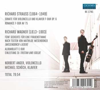 CD Richard Strauss: Werke Für Violoncello Und Klavier 321234