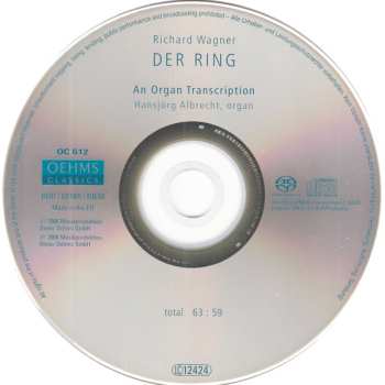 SACD Richard Wagner: Der Ring, An Organ Transcription 658906