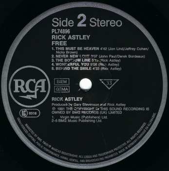 LP Rick Astley: Free 655646