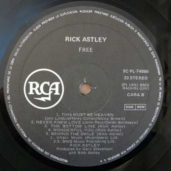 LP Rick Astley: Free 650474