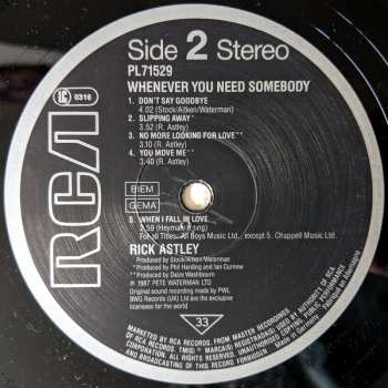 LP Rick Astley: Whenever You Need Somebody 646745