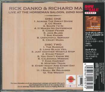 2CD Rick Danko: Live At The Horseman Saloon, 22nd March 1985 546796