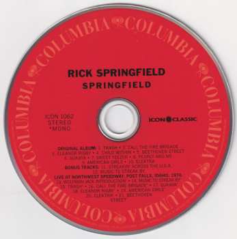 CD Rick Springfield: Springfield 642569