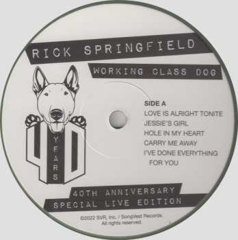 LP Rick Springfield: Working Class Dog (40th Anniversary Special Live Edition) CLR 599184