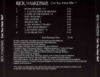 CD Rick Wakeman: Can You Hear Me ? 615839